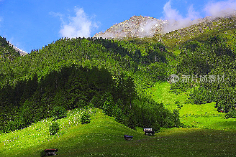 奥地利Tirol景观，Hohe Tauern, KAUNERTAL高山公路